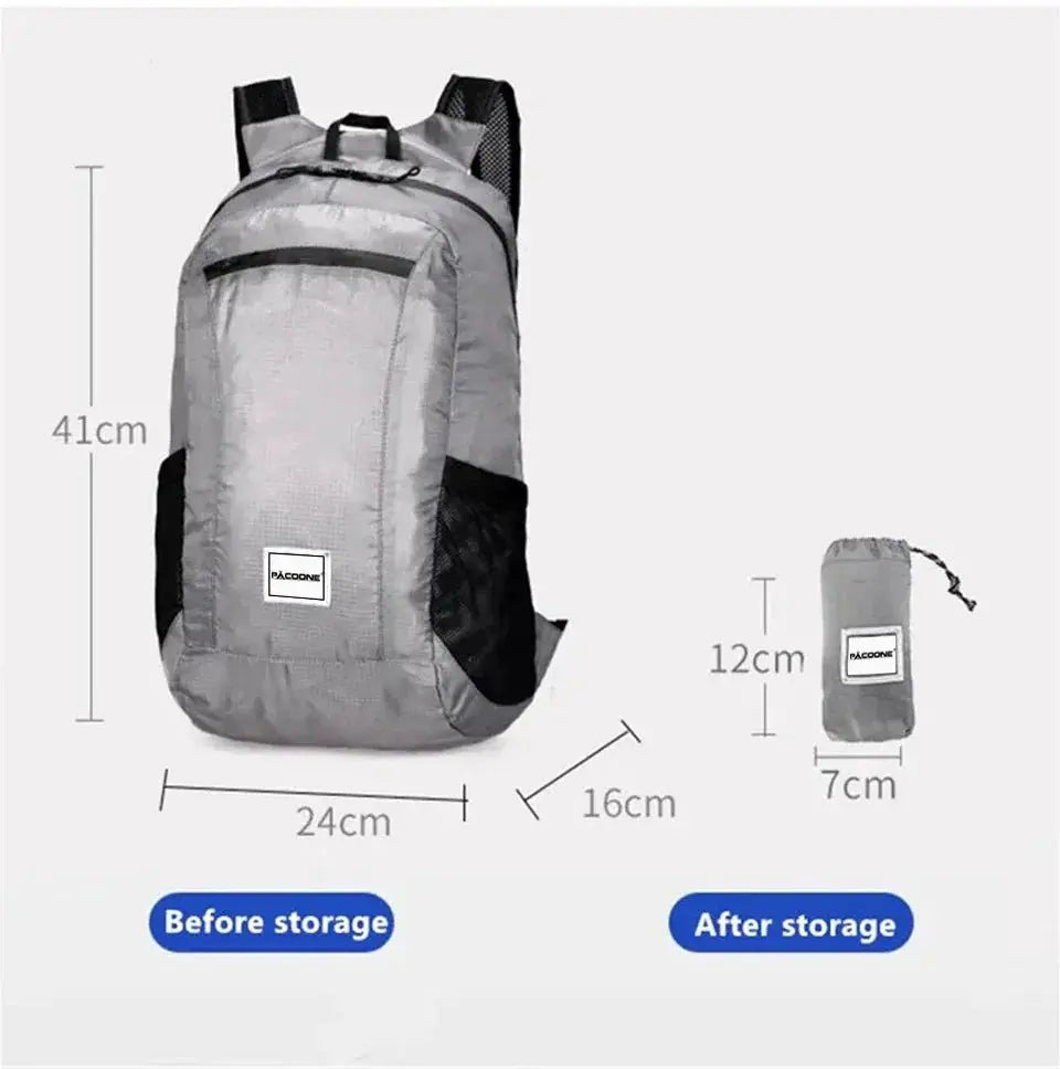 Ultralight Foldable 20L Hiking Backpack - Simples Market