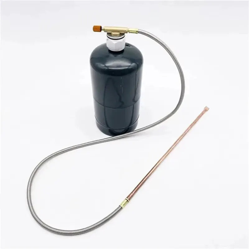 Simples Market Pandatour hand-held charcoal fire igniter spray gun with black tank and copper nozzle