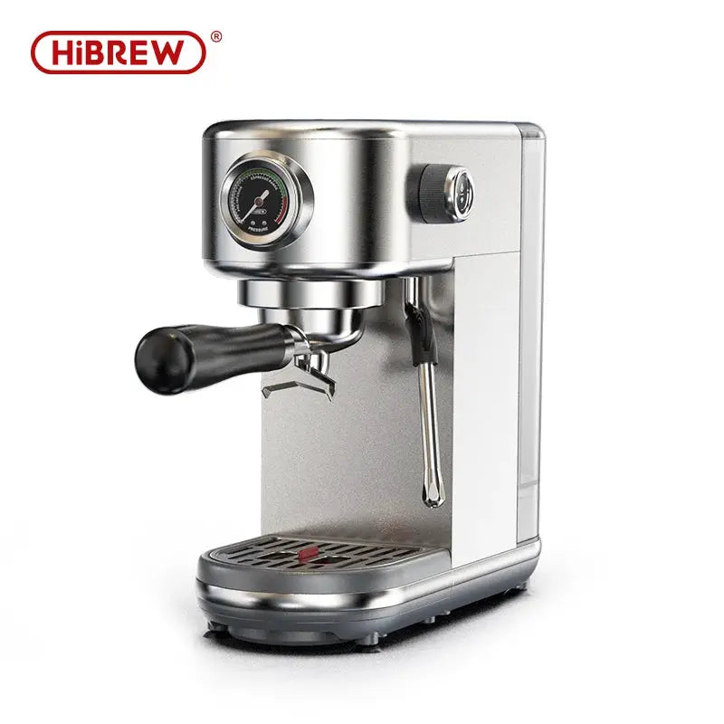 HiBREW 20 Bar Semi Automatic Espresso Machine Temperature Adjustable Cold Hot Steam Cappuccino Maker H10B Super Slim