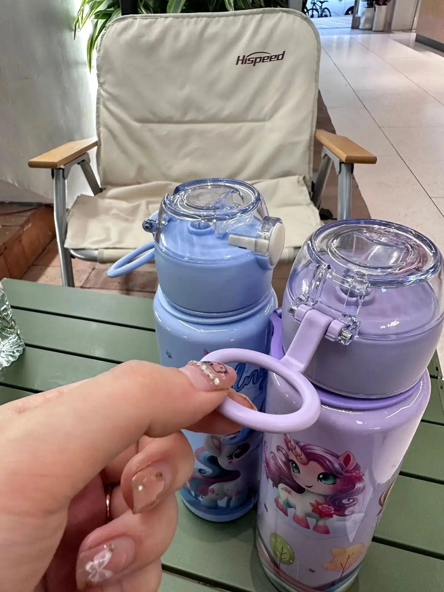 700ml Cute Cartoon Space Cup With Ring BPA Free High Temperature Resistant Portable Outdoor Water Bottle For Kids