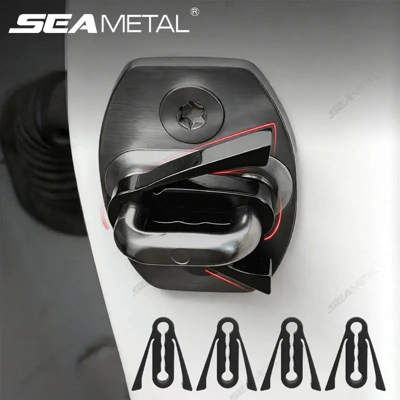 SEAMETAL Upgraded Shock Absorber for Car Side Door Silicone Pad Cushion Soundproof Anti Vibration Buffer Pad