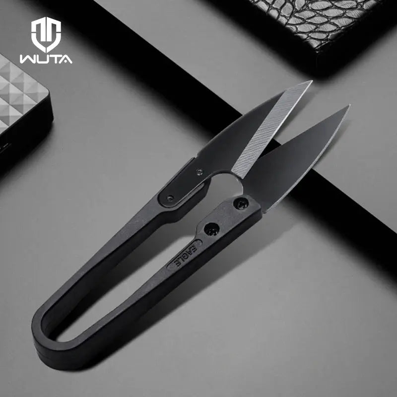 WUTA Antirust Thread Scissors Cutter For Sewing And Tailoring U Shape Nippers With Rustproof Metal Blade