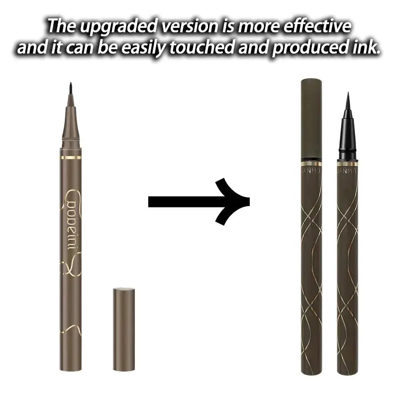 SilkLine 0.05mm Ultra Slim Liquid Eyeliner Waterproof Quick Drying Long Lasting 4 Color Set