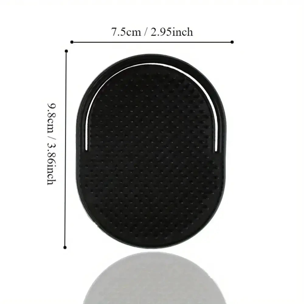 Multifunctional Pocket Hair Brush Palm Grip Comb Massage Hairbrush For Men Portable For Home Travel