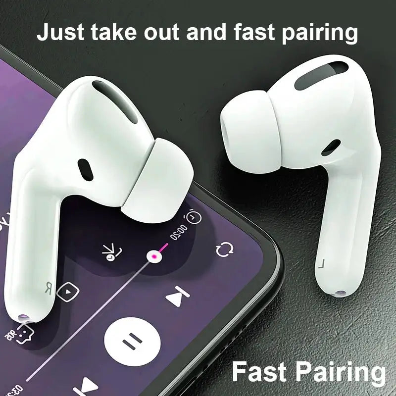 Airs Pro Wireless Earphones With Active Noise Cancellation Waterproof TWS Earbuds Siri Pop Up