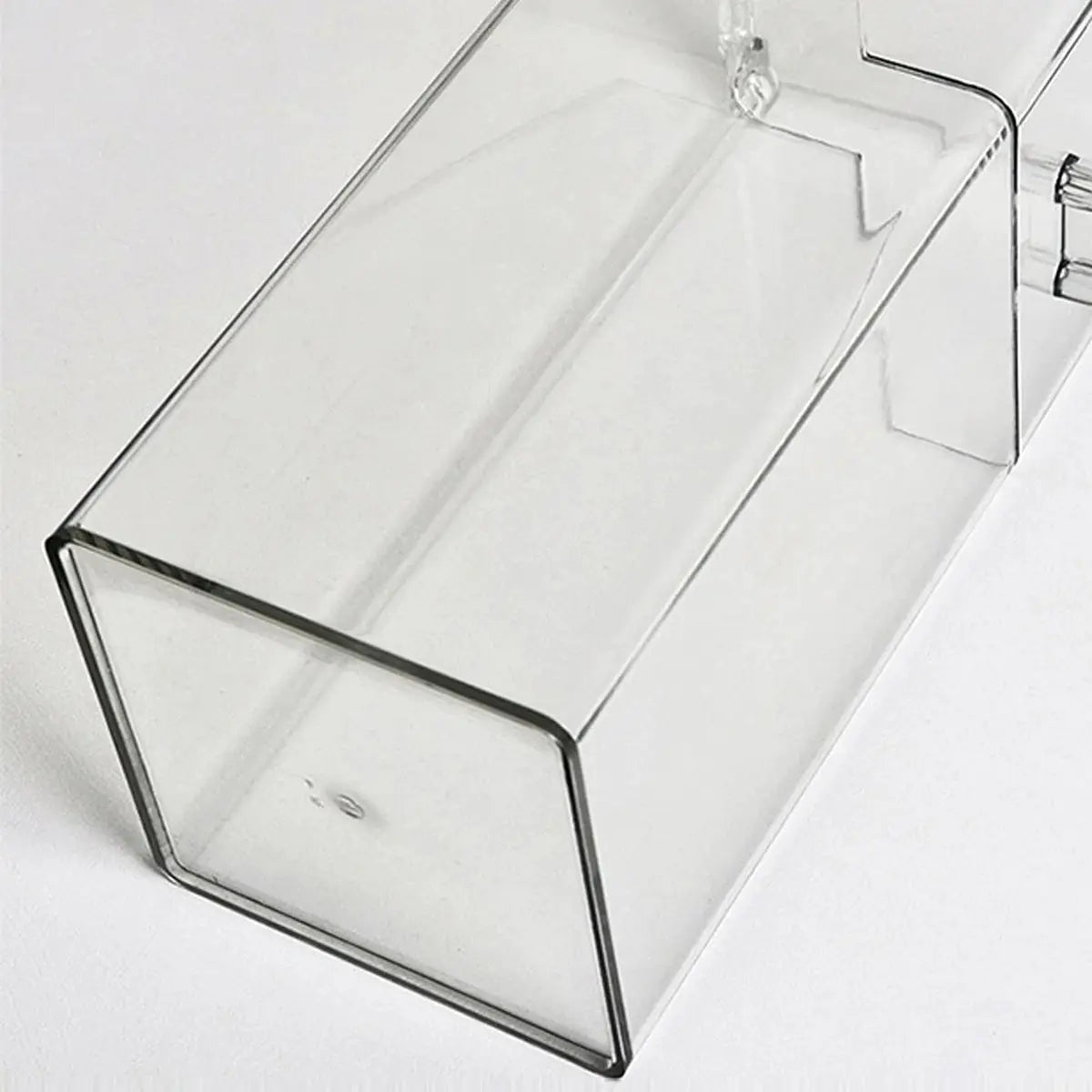 ClearView Transparent Makeup Brush Storage Box Durable Waterproof Organizer For Quick Cleaning And Easy Access