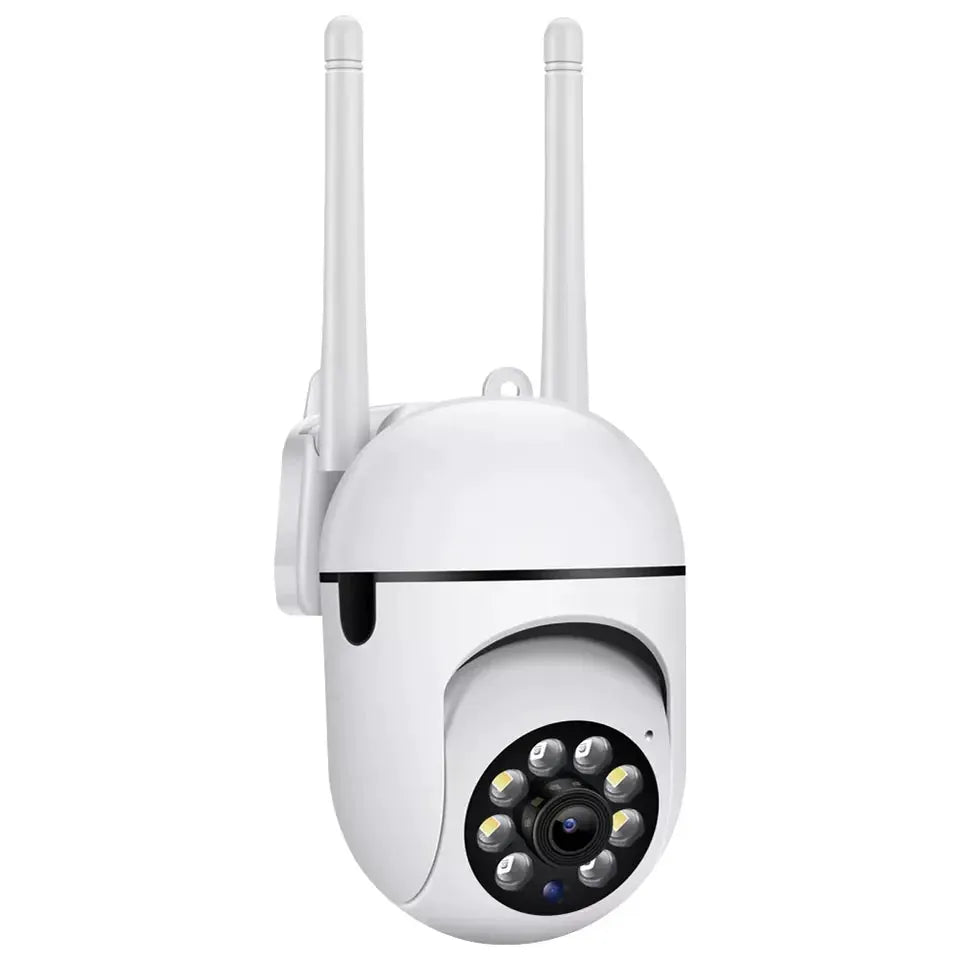 Simples Market white WiFi 1080P indoor/outdoor 360-degree wireless camera with dual antennas