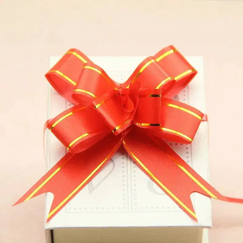 100 Pcs Ribbon Pull Bows Bulk Pack For Party Wedding Christmas Tree Gift Wrapping And Decor