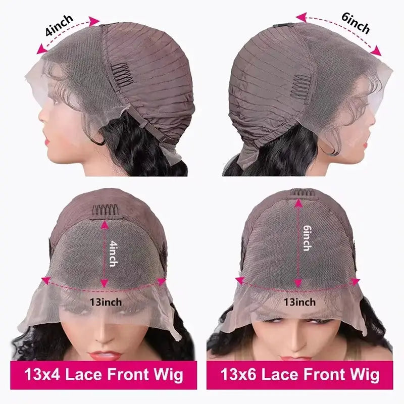 100 Percent Malaysia Remy Human Hair Lace Front Wig 13x6 Bone Straight 30 Inch 13x4 Lace Frontal Wig