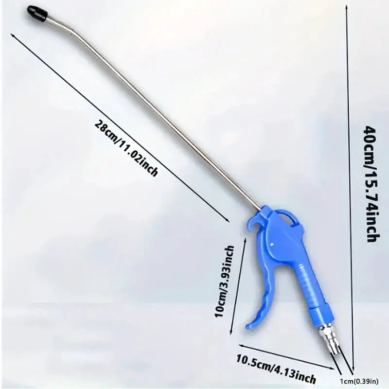 Air Blow Gun High Flow For Compressor With Angled Bent Nozzle Short Style Pneumatic Tool Three Colors Available