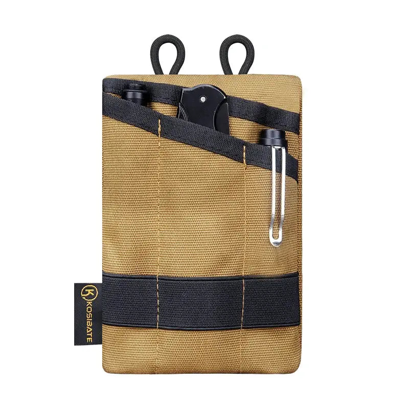 Kosibate Tactical EDC Molle Pouch Mini Wallet Card Holder Belt Waist Pack Durable Nylon Camping Hiking Hunting Outdoor