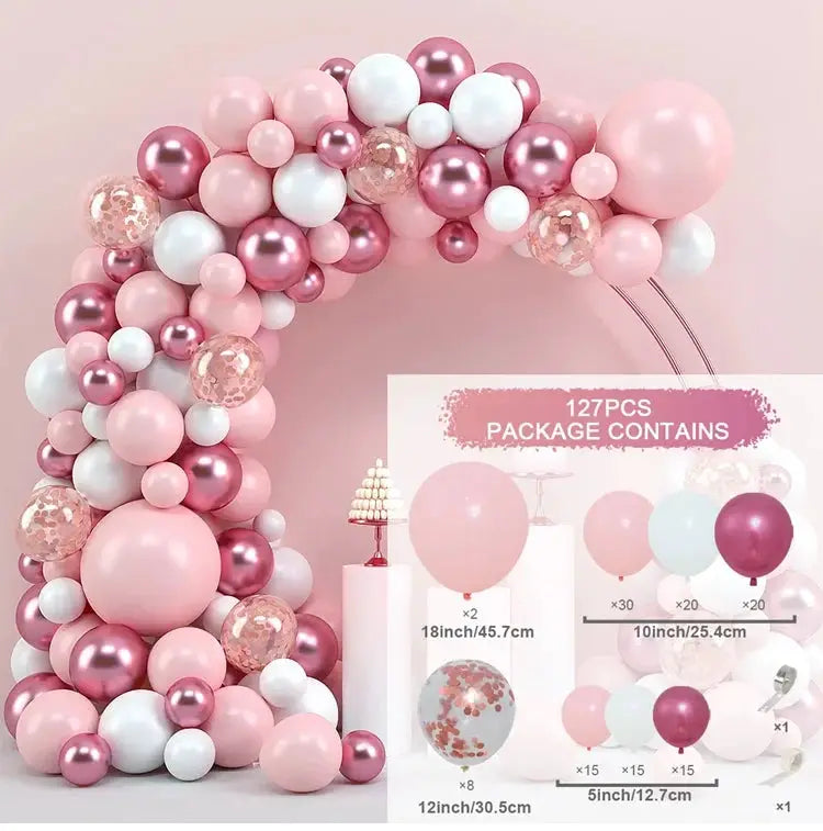 Balloon Garland Arch Kit Birthday Party Decoration Foil Balloons For Baby Shower Weddings And Events