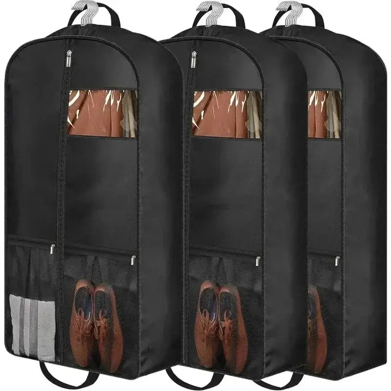 TravelPro Gusseted Hanging Garment Bag With Zipper Closure For Shirts Coats And Dresses Wrinkle Free For Travel