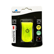 Salzmann Magnetic LED Clip With 3M Scotchlite Reflective Material And Four Ultra Bright LEDs For Enhanced Visibility