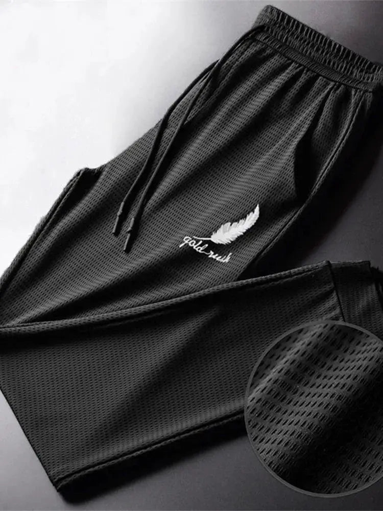 TrailPulse Mens Quick Dry Hiking Jogging Running Pants Breathable Lightweight Performance