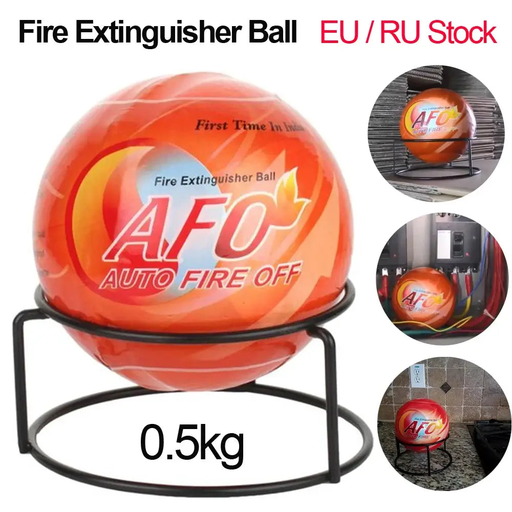0.5kg Automatic Fire Extinguisher Ball With Bracket For Sockets Distribution Box And Cars Eco Safe Dry Powder