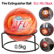0.5kg Automatic Fire Extinguisher Ball With Bracket For Sockets Distribution Box And Cars Eco Safe Dry Powder