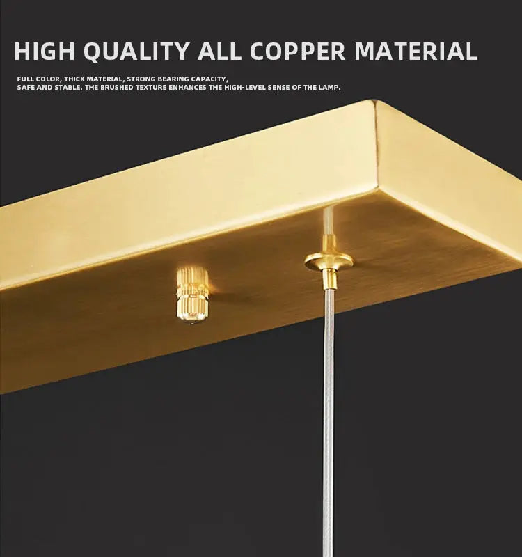 Gold brass ceiling pendant lamp with gray braided cord and gold canopy, ideal for modern living rooms by Simples Market
