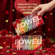 Valentine Gift For Him And Her Individually Wrapped Compressed Towels Soft Cotton Facial Towe lettes For Travel Hygienic