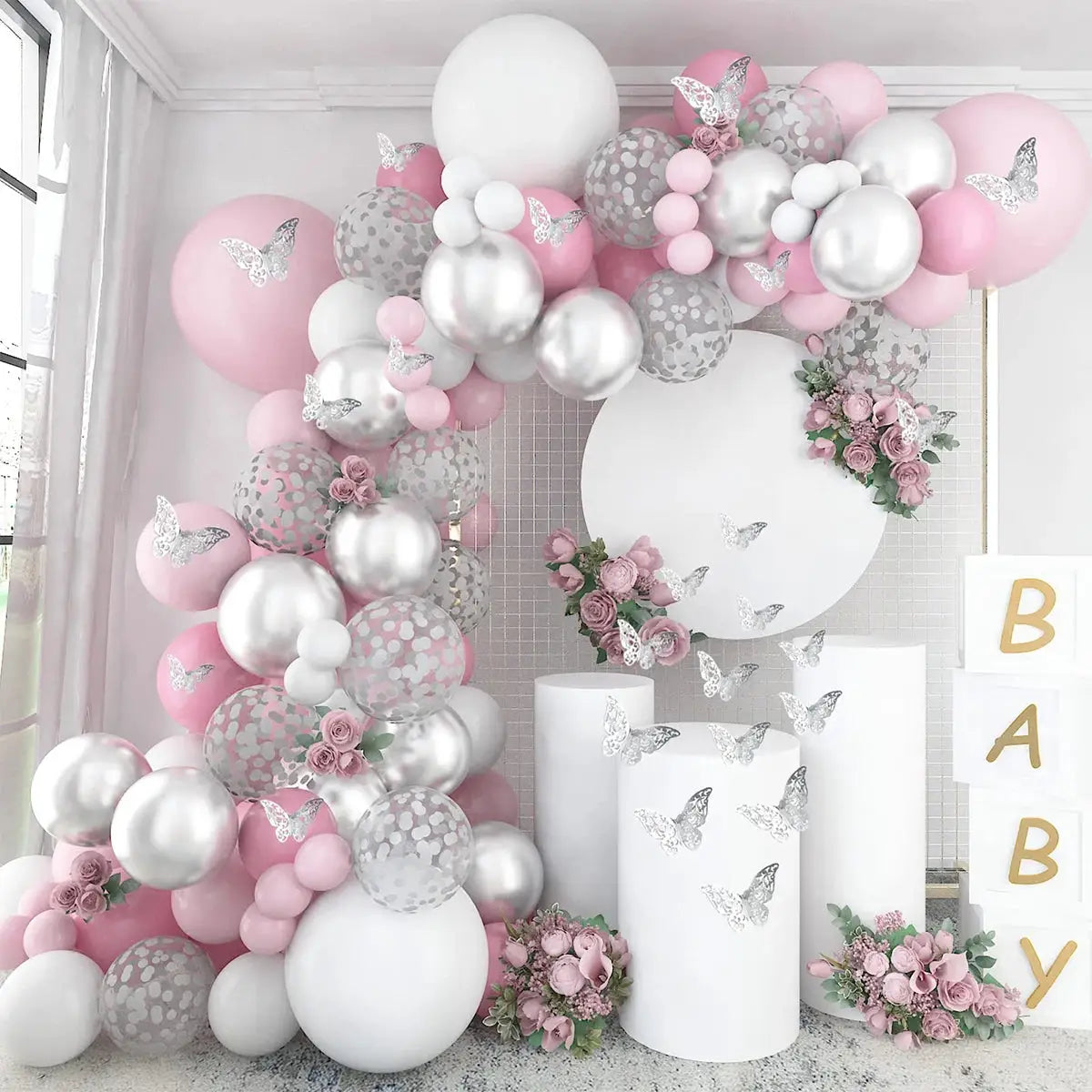 Balloon Garland Arch Kit Birthday Party Decoration Foil Balloons For Baby Shower Weddings And Events