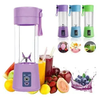 Mini USB Rechargeable Cordless Blender Portable 6 Blades Personal Travel Smoothies