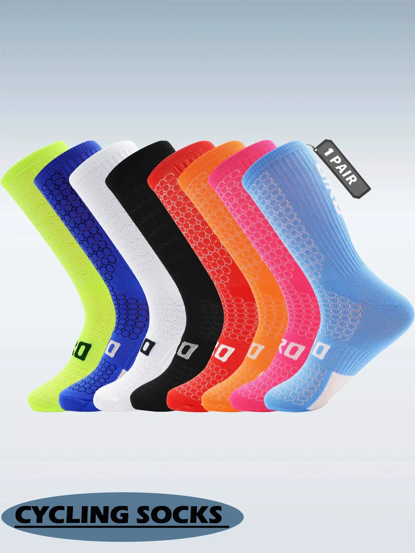 Professional Cycling Socks And Compression Socks Breathable For Men And Women For Running And Basketball