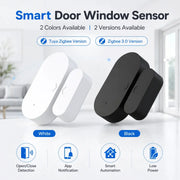 Smart Door Window Sensor by Simples Market; Zigbee 3.0 version, white and black 4-pack