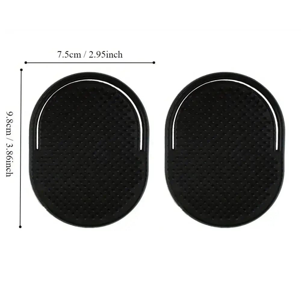 Multifunctional Pocket Hair Brush Palm Grip Comb Massage Hairbrush For Men Portable For Home Travel