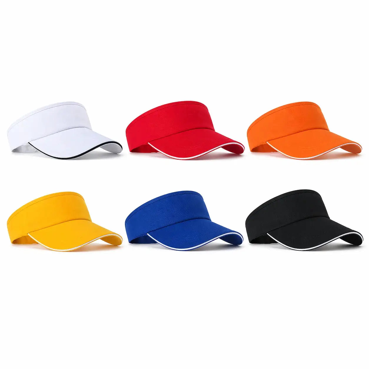 Adjustable Sports Sun Visor Hat For Women And Men Breathable Wide Brim Summer Cap For Golf Tennis Running Beach Outdoor
