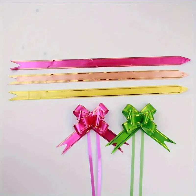 100 Pcs Ribbon Pull Bows Bulk Pack For Party Wedding Christmas Tree Gift Wrapping And Decor