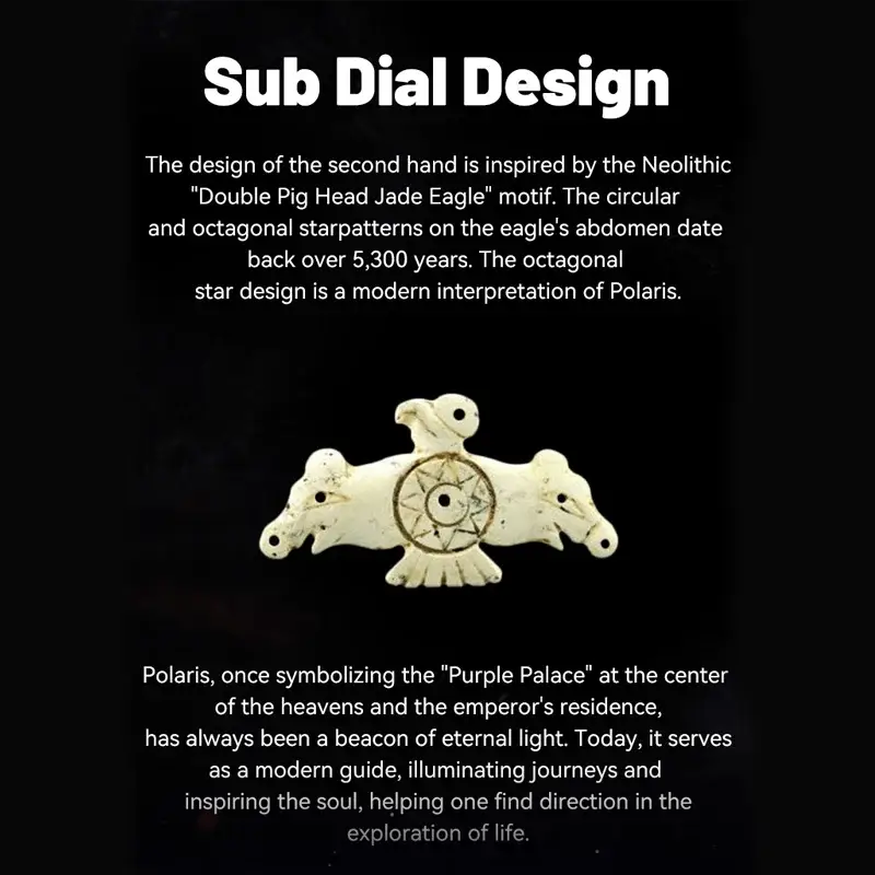 Seagull 2025 New Natural Series men’s automatic watch by Simples Market with sub-dial design