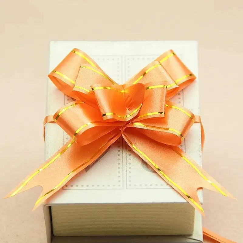 100 Pcs Ribbon Pull Bows Bulk Pack For Party Wedding Christmas Tree Gift Wrapping And Decor