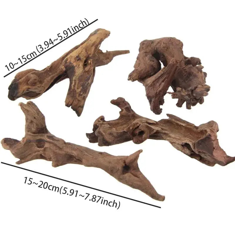 1 Piece Natural Aquarium Sinkable Driftwood Decoration For Fish Tanks And Aquatic Plant Landscapes