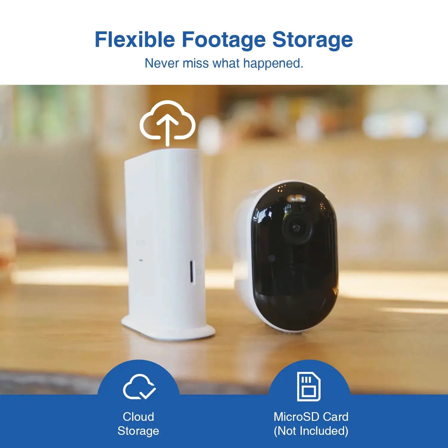 IMILAB EC4 outdoor security camera kit: white mounting stand and black dome camera (2-piece set)