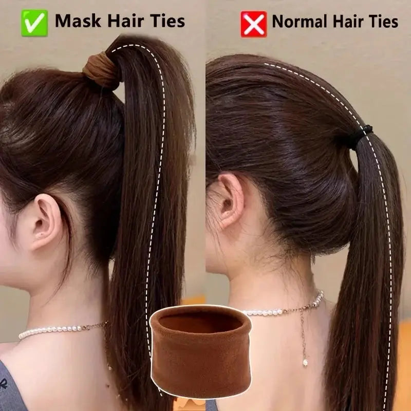 Colorful Nylon Elastic Hair Bands For Women And Girls Set Of 5 10 20 Pcs Ponytail Holders Hair Ties Scrunchies