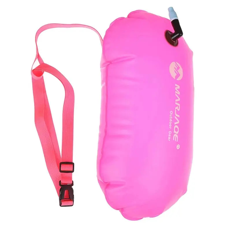 Open Water Inflatable Swim Buoy With Dry Bag For Safety Tow Float PVC Pool Accessory