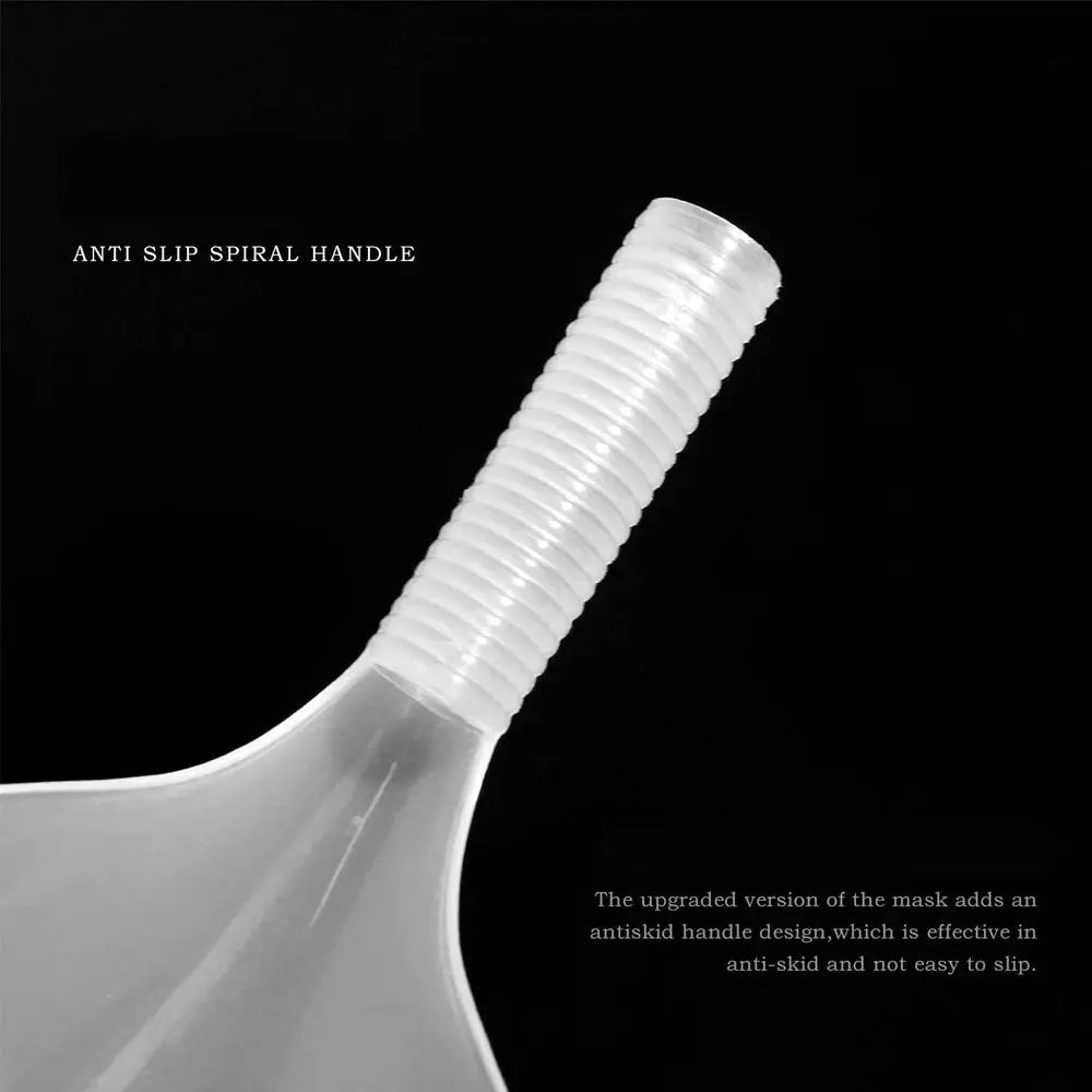 Barber Clear Plastic Face Shield For Hairspray And Haircut Protection Eye Shield For Salon Professionals