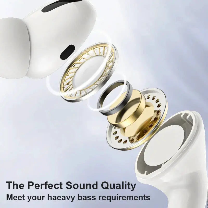 Airs Pro Wireless Earphones With Active Noise Cancellation Waterproof TWS Earbuds Siri Pop Up