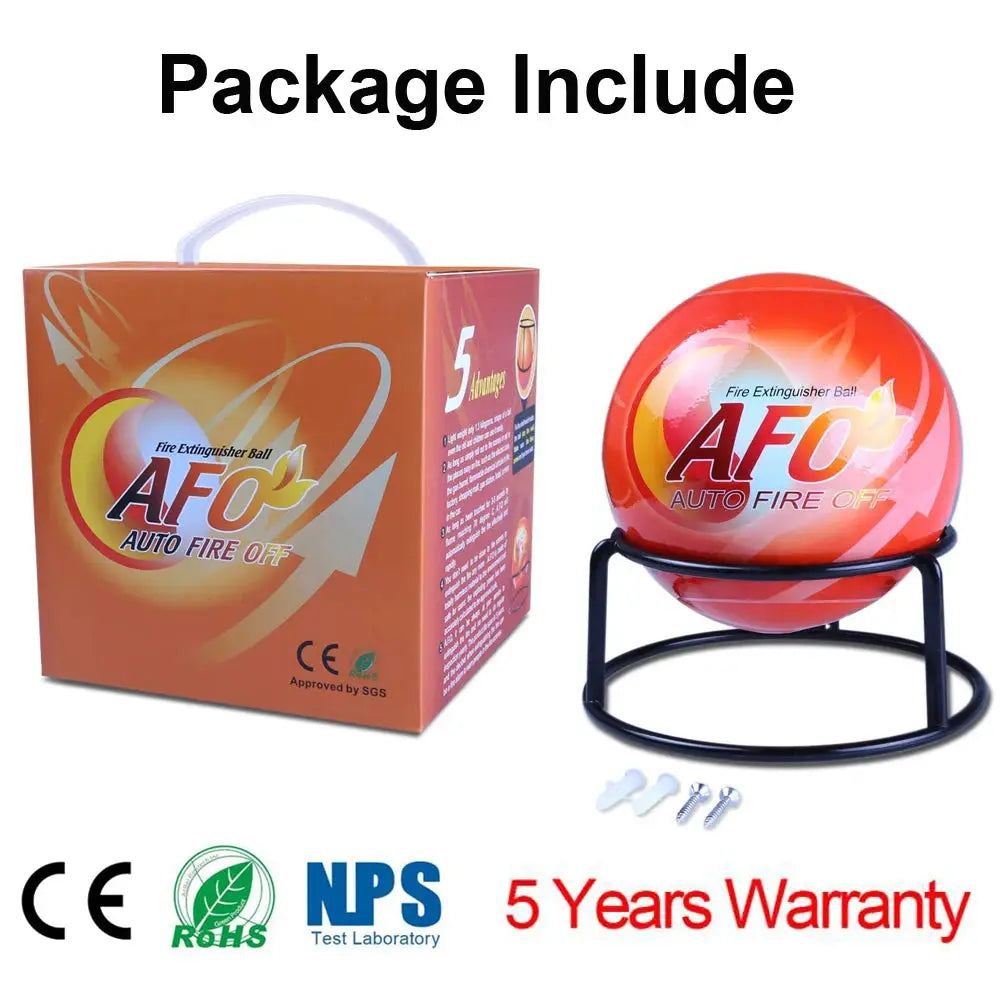 0.5kg Automatic Fire Extinguisher Ball With Bracket For Sockets Distribution Box And Cars Eco Safe Dry Powder