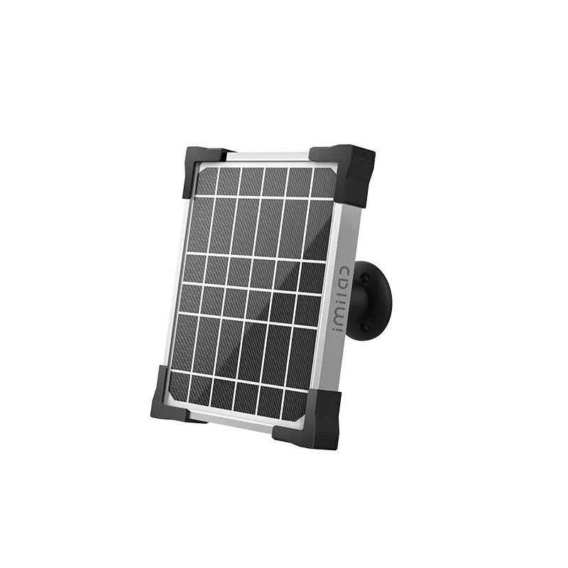 IMILAB EC4 solar panel for outdoor security camera, wall-mounted with protective corner guards