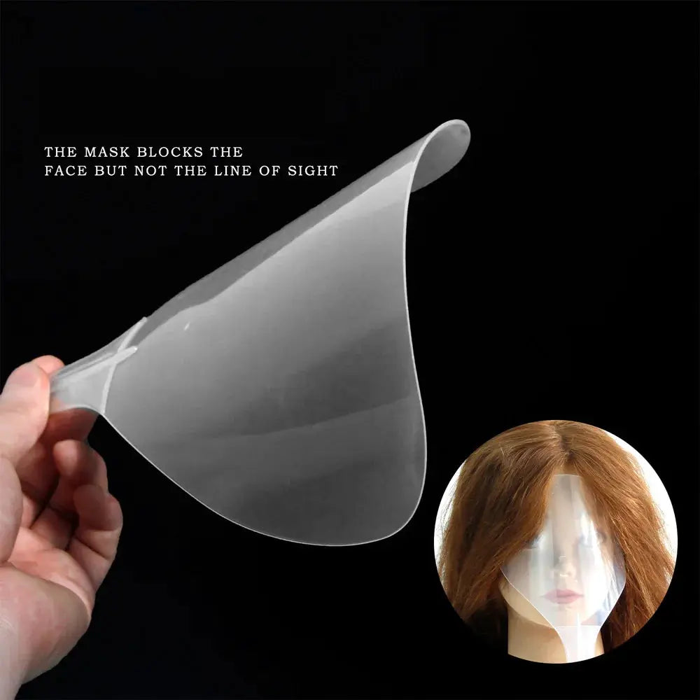 Barber Clear Plastic Face Shield For Hairspray And Haircut Protection Eye Shield For Salon Professionals