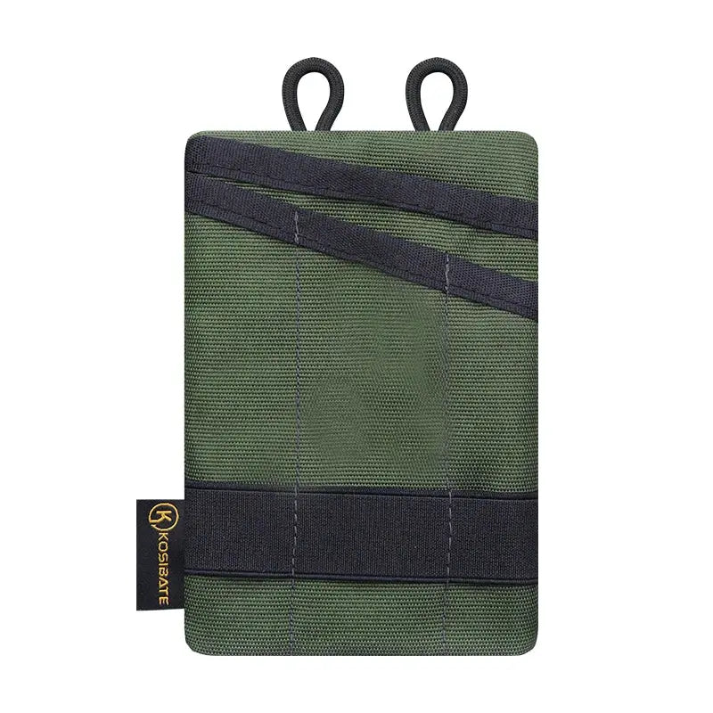 Kosibate Tactical EDC Molle Pouch Mini Wallet Card Holder Belt Waist Pack Durable Nylon Camping Hiking Hunting Outdoor