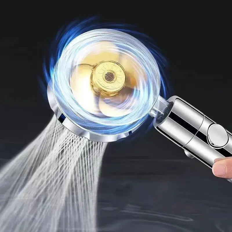 Shower head Simples Market chrome finish, 360° rotation, high-pressure spray