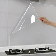ClearGuard 45cm Transparent Static Kitchen Wallpaper Waterproof Oilproof Anti Fouling Shield Heat Resistant