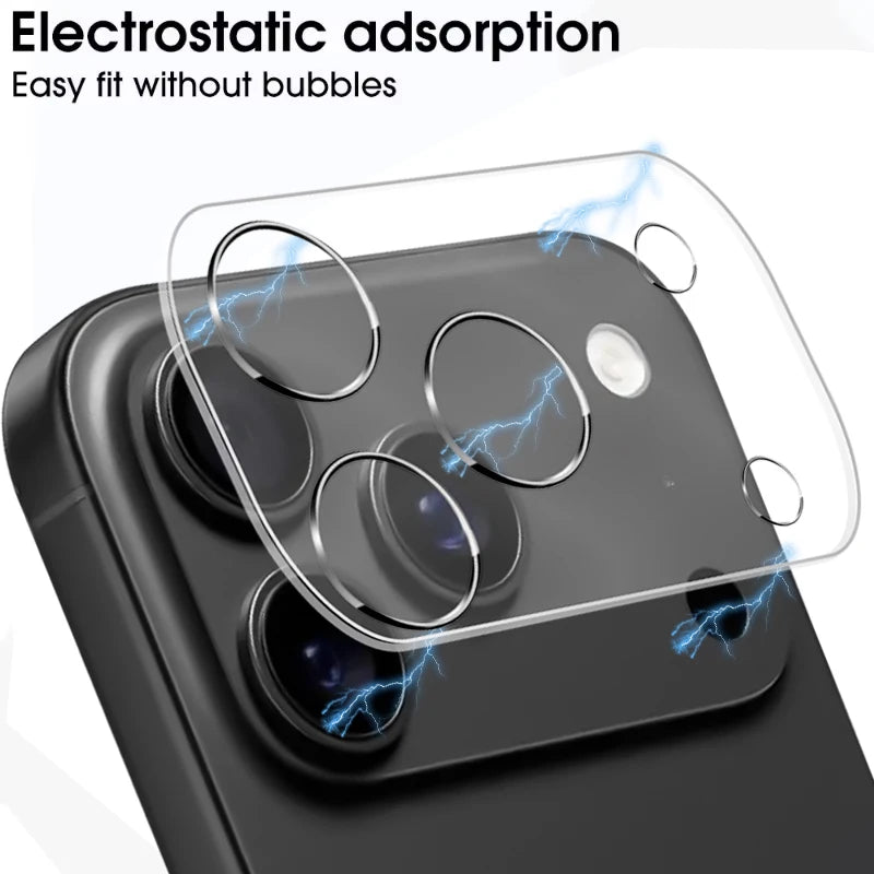 Simples Market 4-pack camera lens protectors for iPhone 17 Pro Max and iPhone 16/15/14 Pro Max/Plus, tempered glass