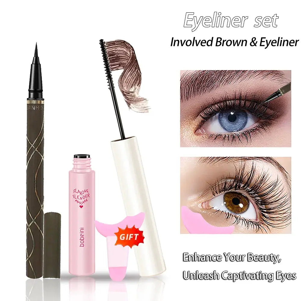 Silk Fiber Curling Mascara With Ultra Fine Brush For Precision Lengthening And Volumizing Waterproof Smudge Proof