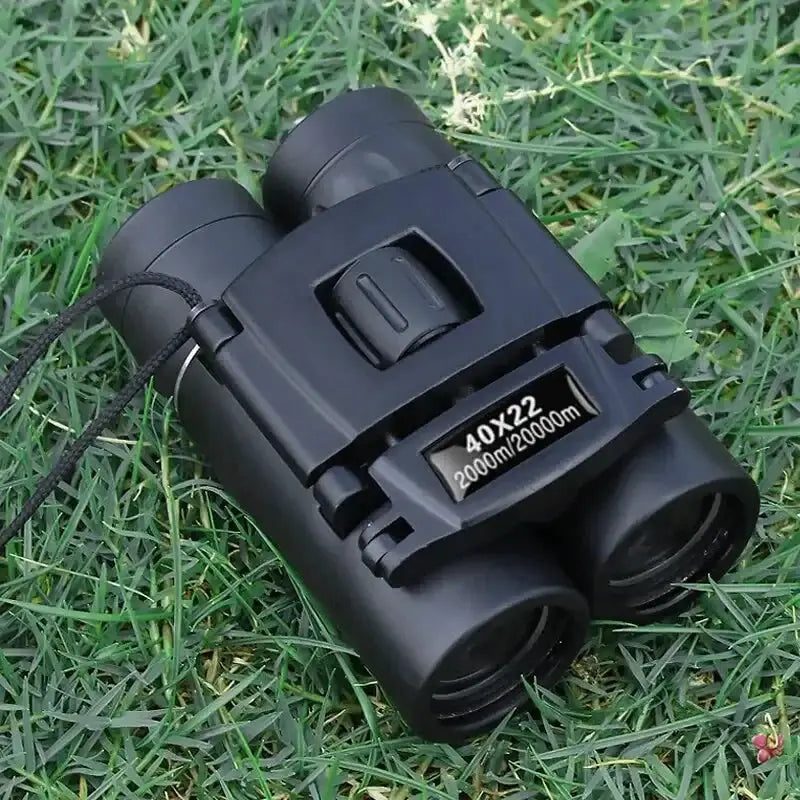 40x22 HD Binoculars With BAK4 FMC Coatings 2000M Long Range Folding Mini Telescope For Hunting Sports Camping Travel