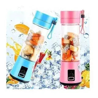 Mini USB Rechargeable Cordless Blender Portable 6 Blades Personal Travel Smoothies