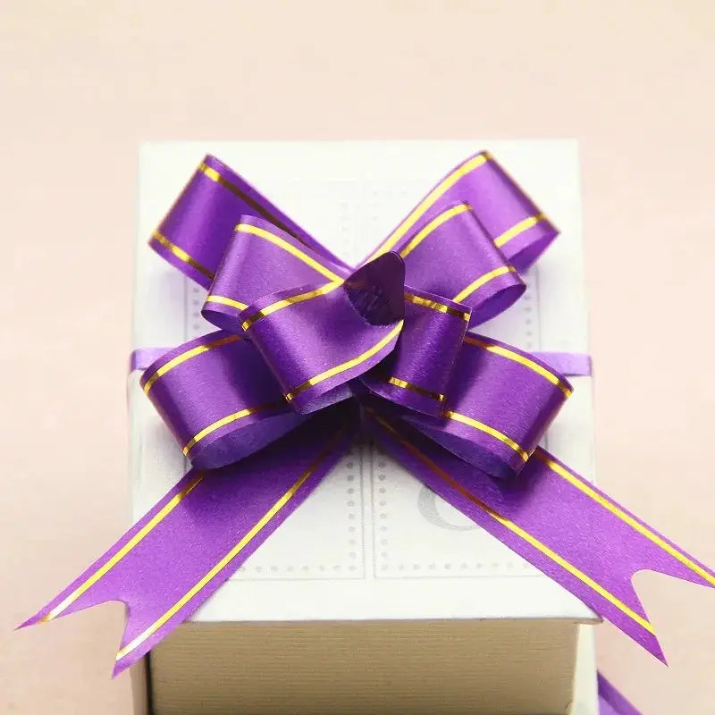 100 Pcs Ribbon Pull Bows Bulk Pack For Party Wedding Christmas Tree Gift Wrapping And Decor