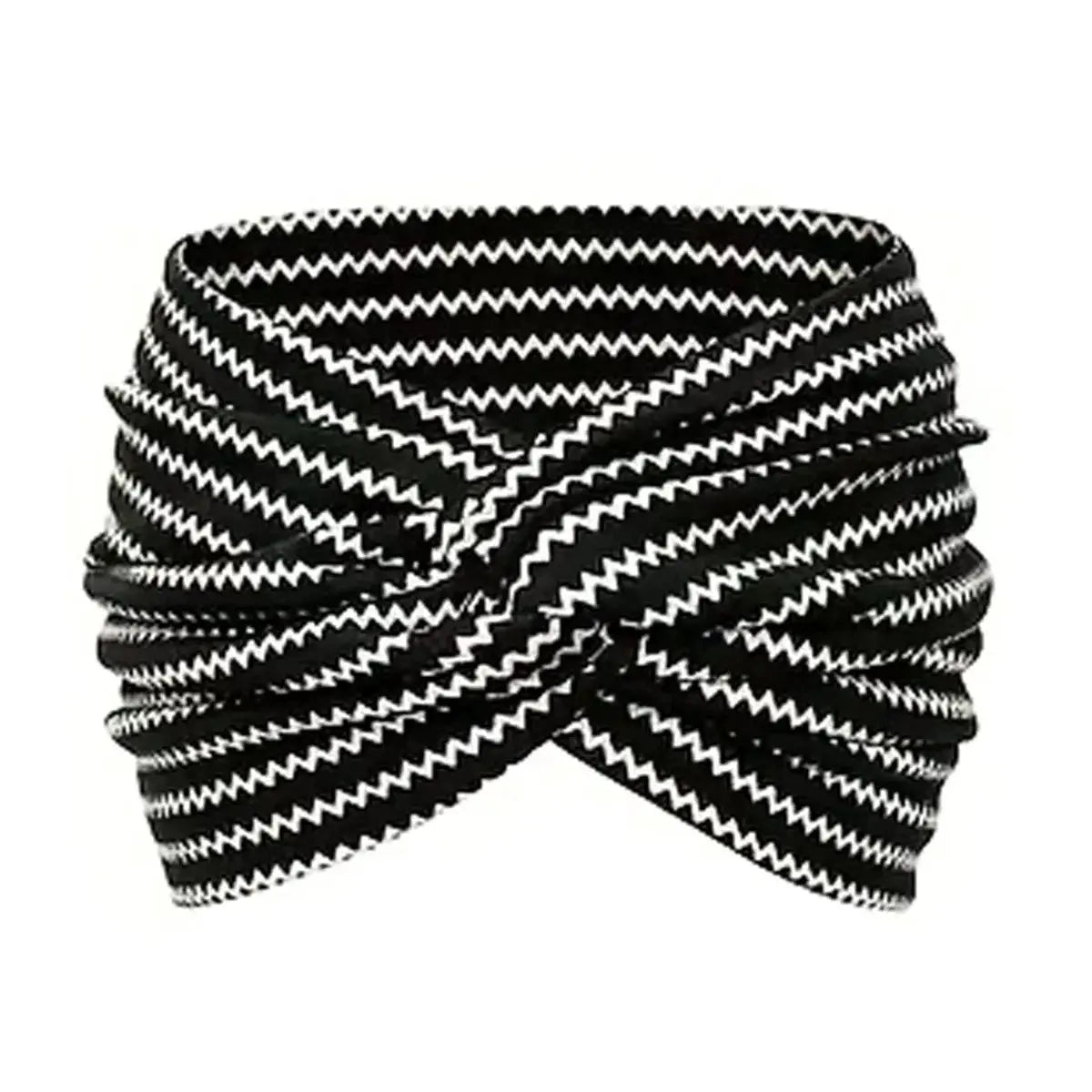 Ultra Wide Elastic Knot Cross Yoga Hairband For Women Fitness Enthusiasts Gym Workout Headband Hair Accessory